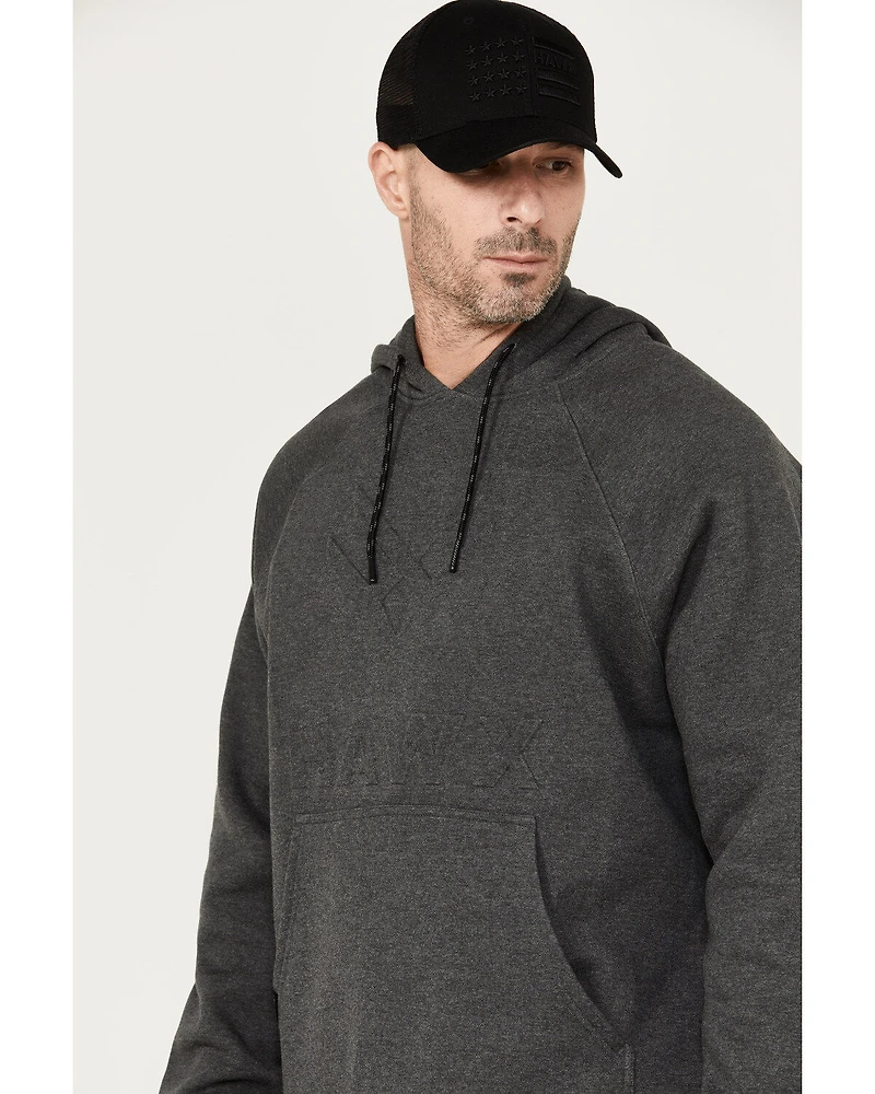 Hawx Men's Embossed Hooded Sweatshirt