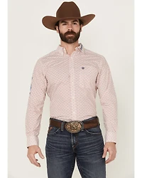 Ariat Men's Team Primo Logo Printed Long Sleeve Button-Down Western Shirt