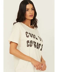 Shyanne Women's Cool It Cowboy Short Sleeve Graphic Tee