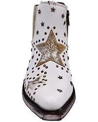 Caborca Silver by Liberty Black Women's A Star is Born Zippered Booties - Snip Toe