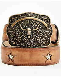 Idyllwind Women's Cordero Longhorn Buckle And Star Cutout Belt