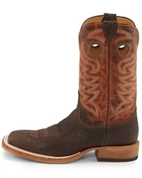 Justin Men's Caddo Stone Western Boots - Broad Square Toe