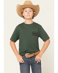 Ariat Boys' Flag Logo Short Sleeve Graphic T-Shirt