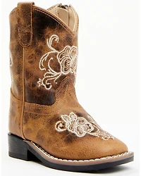 Shyanne Toddler Girls' Little Bitty Lasy Western Boots - Broad Square Toe