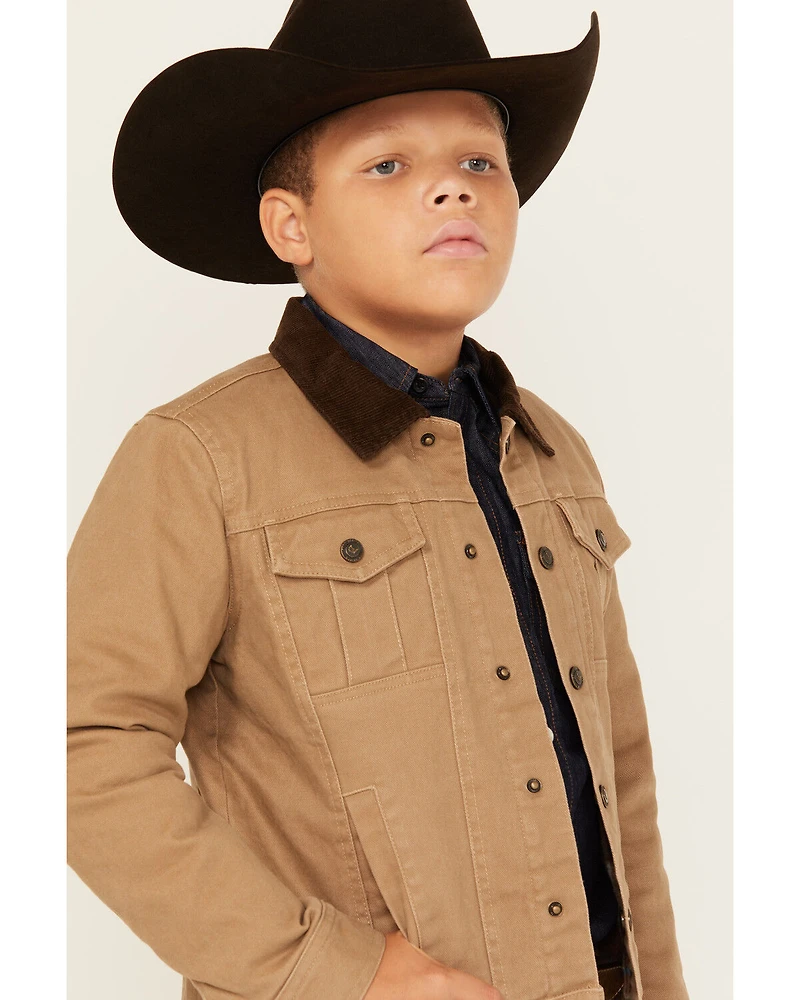 Cody James Boys' Ozark Washed Canvas Rancher Jacket