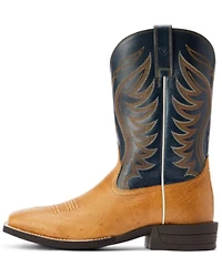 Ariat Men's Reckoning Smooth Quill Ostrich Exotic Western Boots - Broad Square Toe