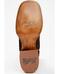 Dan Post Women's Exotic Seabass Western Boots - Broad Square Toe