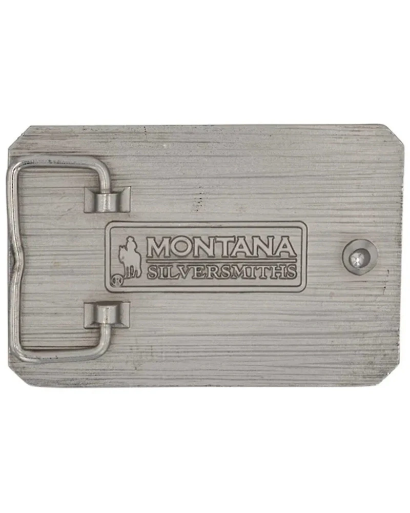 Montana Silversmiths Men's Beaming Christian Cowboy Attitude Buckle