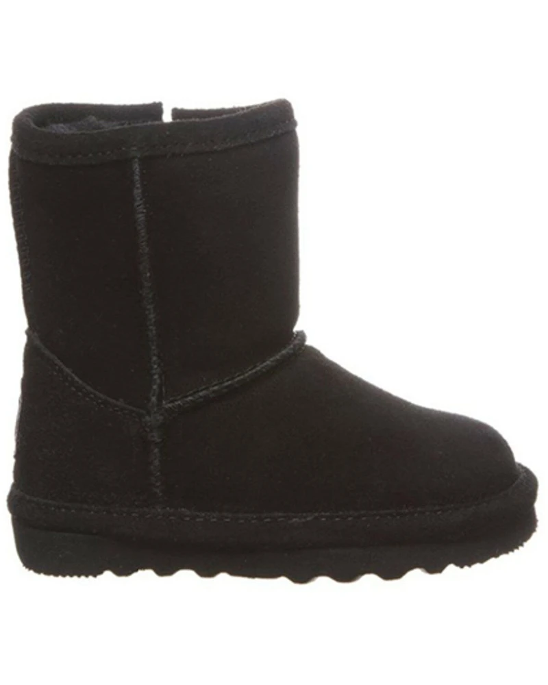 Bearpaw Toddler Boys' Elle Zipper Casual Boots - Round Toe