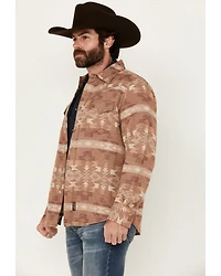 Wrangler Retro Men's Southwestern Print Long Sleeve Snap Western Shirt Jacket
