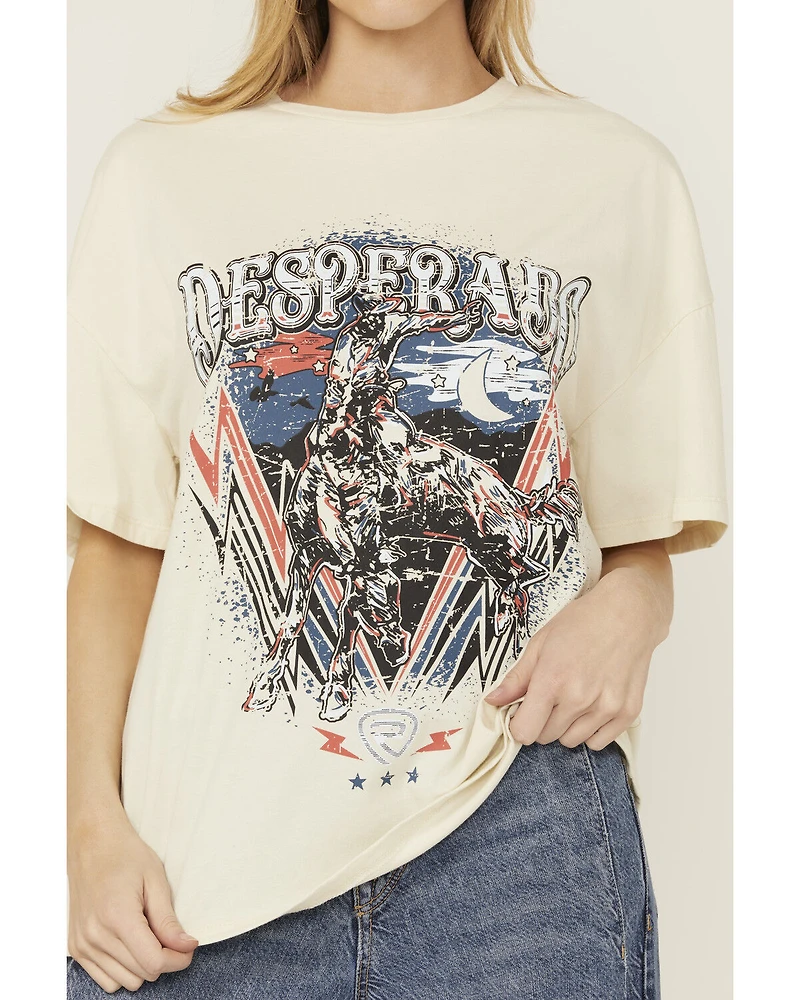 Rock & Roll Denim Women's Desperado Short Sleeve Graphic Tee