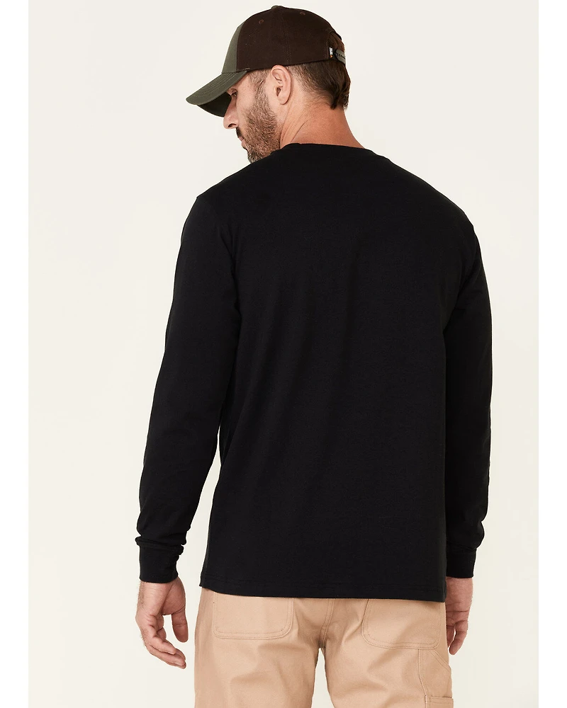 Hawx Men's Solid Forge Long Sleeve Work Pocket T-Shirt
