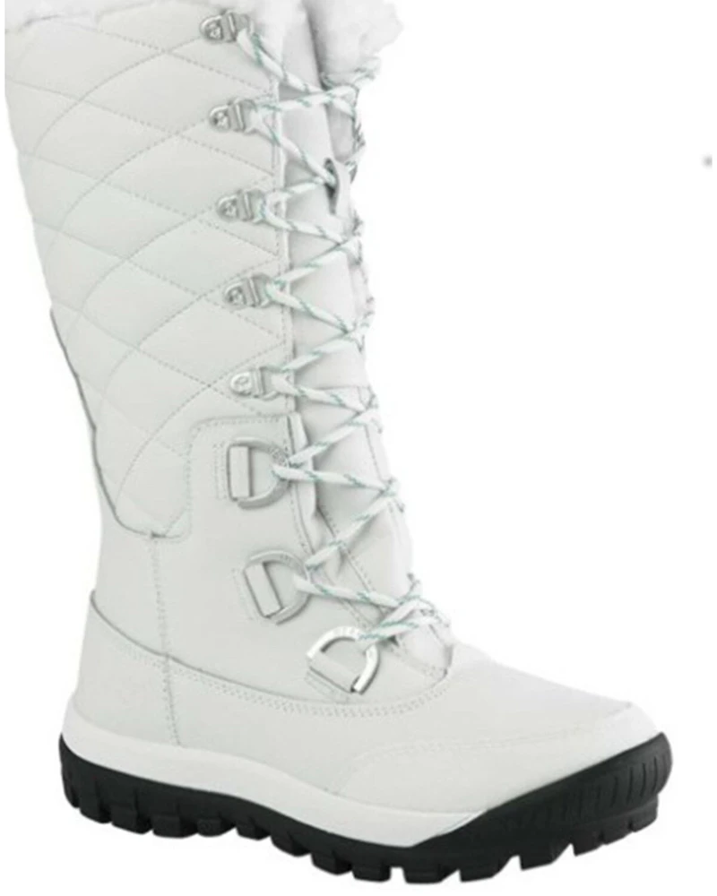 Bearpaw Women's Isabella 12" Waterproof Lace-Up Boots - Round Toe