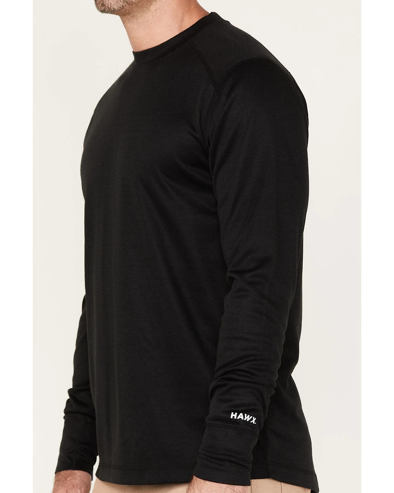Hawx Men's Midweight Baselayer Crew Thermal Work Shirt