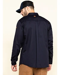 Hawx Men's FR Long Sleeve Button-Down Work Shirt - Big