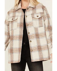 Cleo + Wolf Women's Flannel Shacket