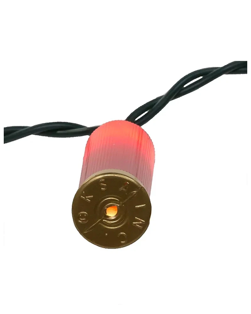 Kurt Adler Shotgun Shell String Light Set