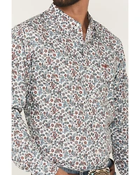 Ariat Men's Stiles Paisley Print Fitted Long Sleeve Button-Down Western Shirt