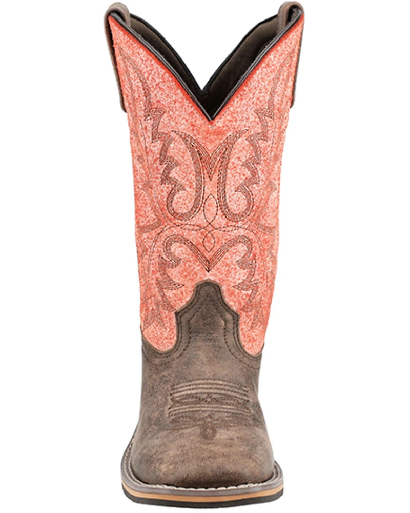Smoky Mountain Women's Rustic Rider Western Boots - Broad Square Toe