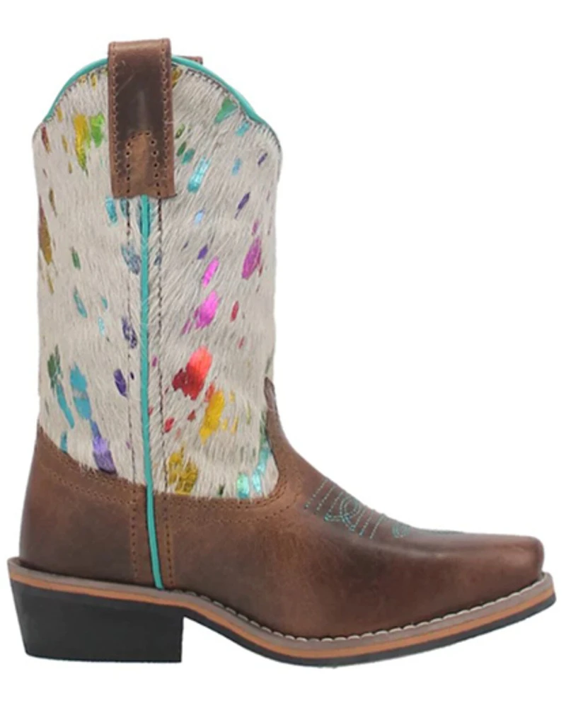 Dan Post Little Girls' Rumi Western Boots - Broad Square Toe