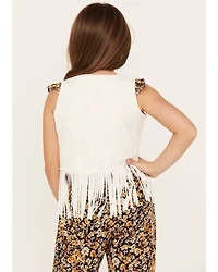Shyanne Girls' Fringe Lace Vest