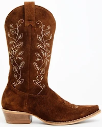 Shyanne Women's Bambi Suede Western Boots - Snip Toe