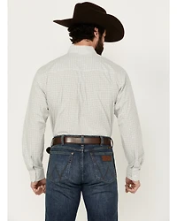 Cinch Men's Checkered Print Long Sleeve Button-Down Western Shirt