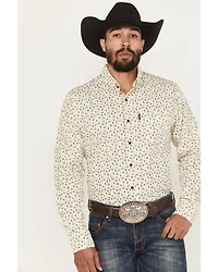 Ariat Men's Milton Printed Long Sleeve Button-Down Western Shirt