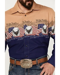 Panhandle Men's We The People Border Long Sleeve Snap Western Shirt