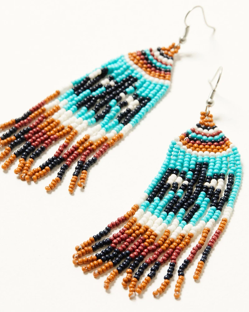 Idyllwind Women's Graylynn Beaded Fringe Earrings