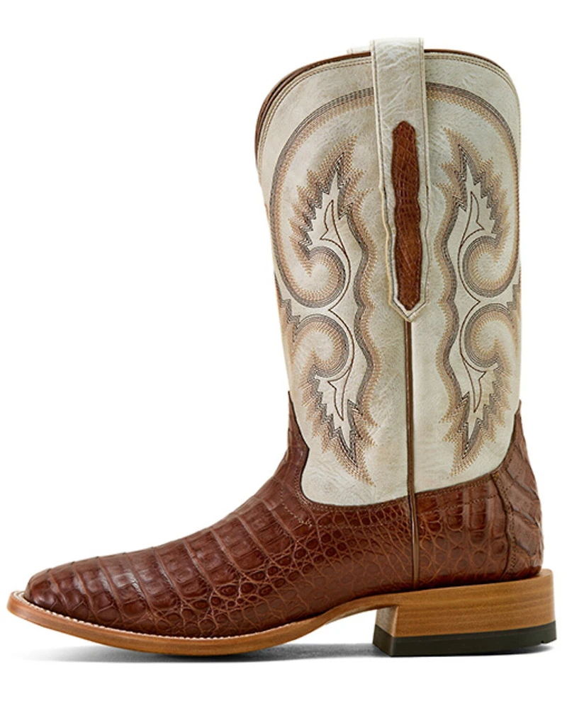 Ariat Men's Exotic Caiman Classic Callen Western Boots - Broad Square Toe