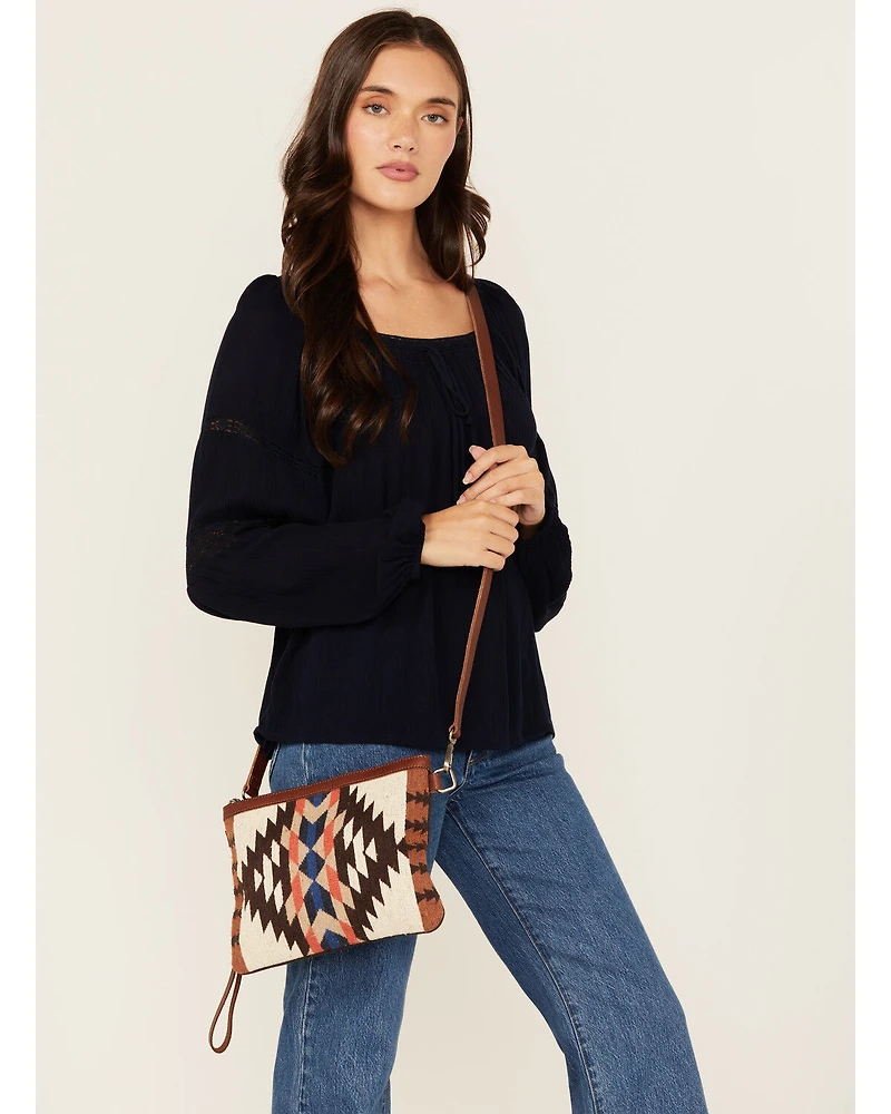 Shyanne Women's Frontier Southwestern Woven Crossbody Bag