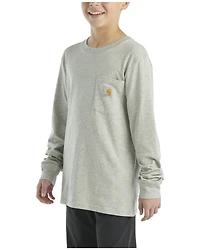 Carhartt Little Boys' Dog Logo Long Sleeve Graphic Shirt
