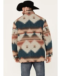Cripple Creek Men's Southwestern Print Wool Jacket