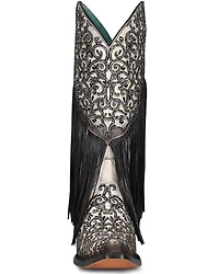 Corral Women's Glitter Fringe Western Boots - Snip Toe