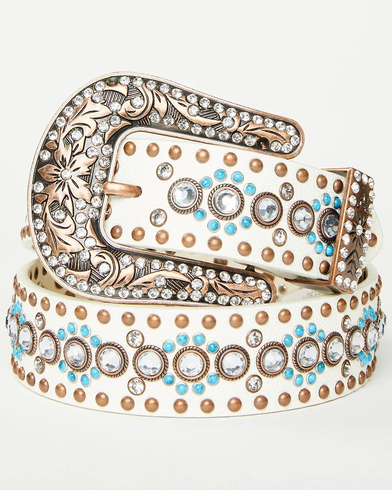 Shyanne Women's Embellished Bling Belt