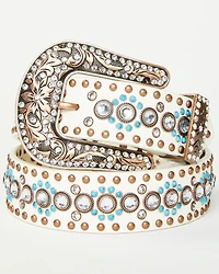 Shyanne Women's Embellished Bling Belt