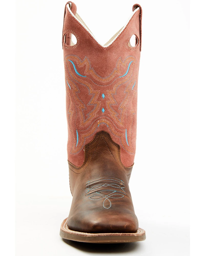 Cody James Boys' Inlay Western Boots - Broad Square Toe