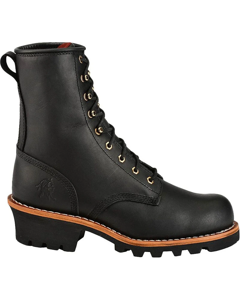 Chippewa Men's 8" Logger Boots - Steel Toe