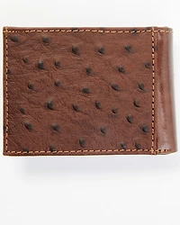 Cody James Men's Bifold Ostrich Print Embossed Bi-Fold Wallet