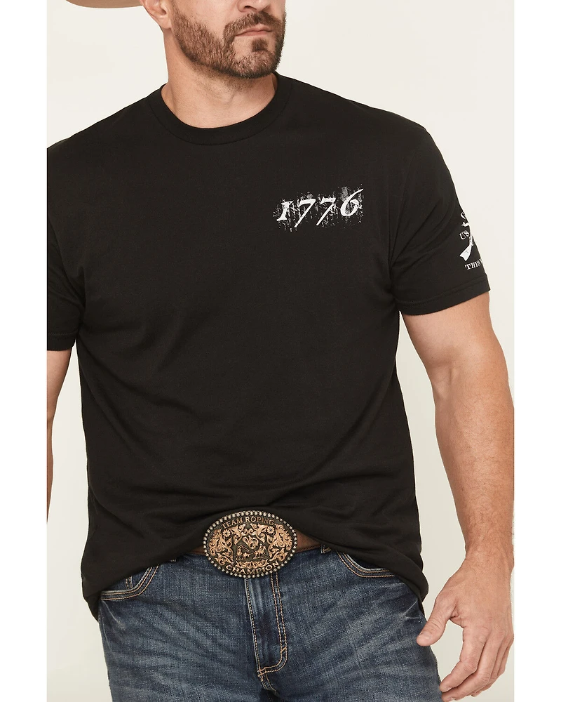 Grunt Style Men's Flag Short Sleeve Graphic T-Shirt