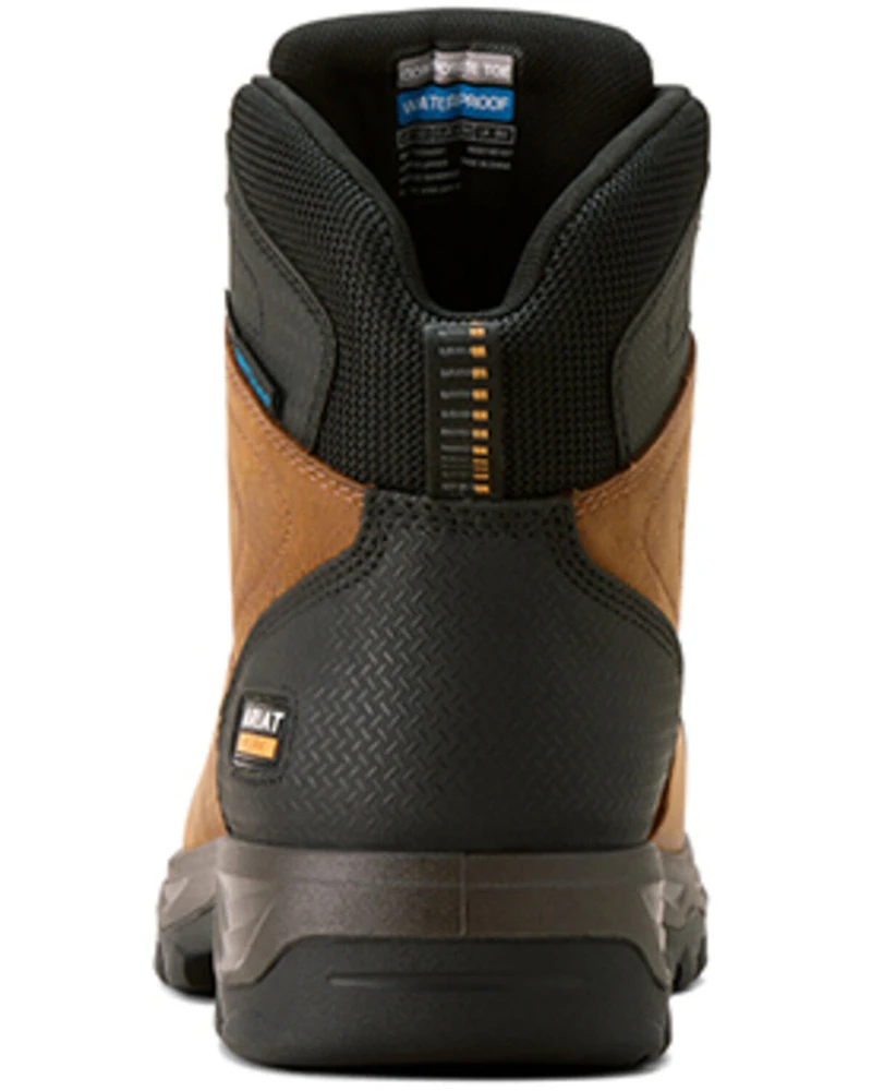 Ariat Men's 6" Turbo Duratread XTR Waterproof Work Boots - Carbon Toe
