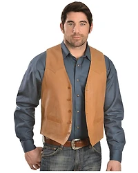 Scully Men's Basic Lambskin Vest