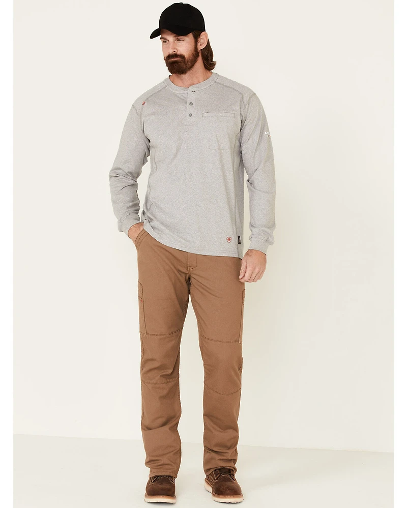 Ariat Men's FR Air Henley Long Sleeve Work Shirt