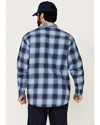Ariat Men's FR Bighorn Plaid Print Long Sleeve Snap Work Shirt