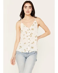 Cleo + Wolf Women's Butterfly Cropped Cami