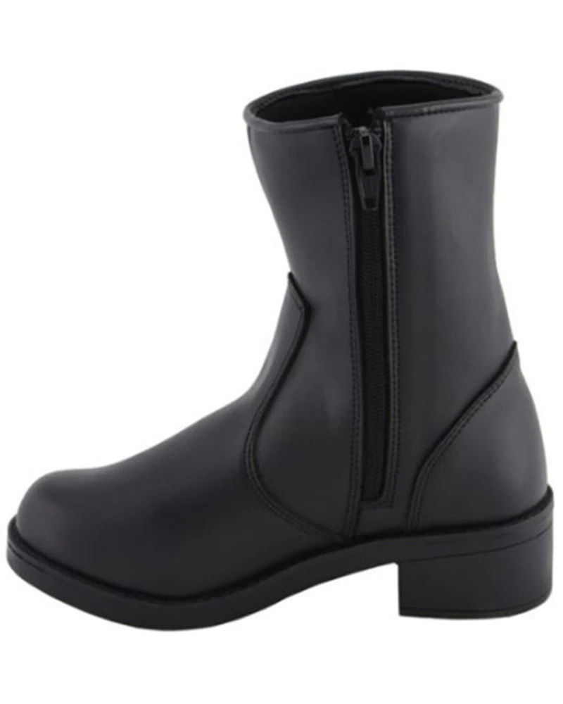 Milwaukee Leather Women's Super Clean Riding Boots - Round Toe