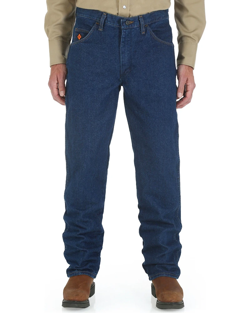 Wrangler Men's FR Slim Fit Straight Jeans