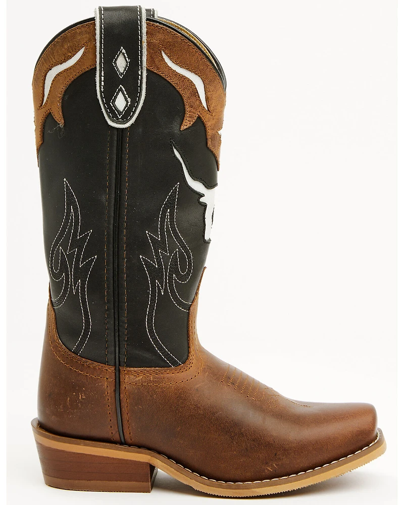 Cody James Boys' Little Show Time Western Boots - Square Toe