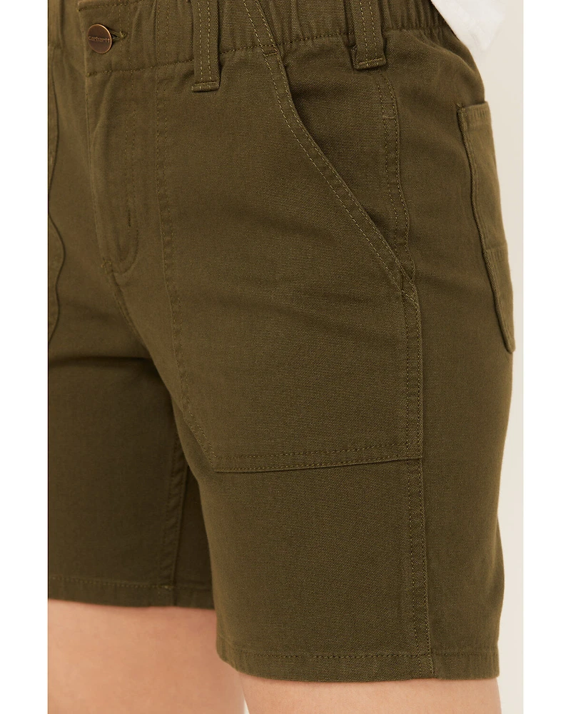 Carhartt Women's Rugged Flex® Relaxed Fit Canvas Work Shorts